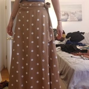Maxi Wrap Boho Skirt